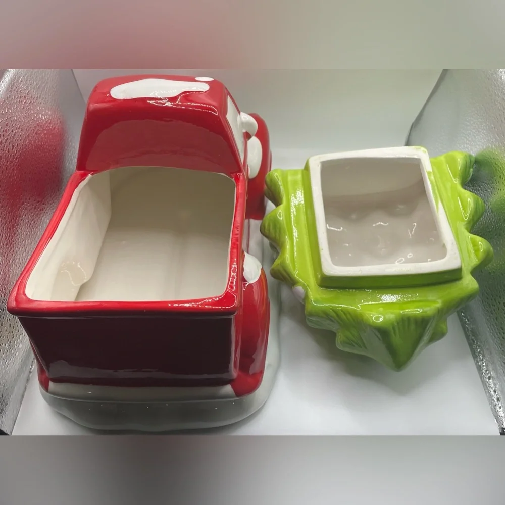 Holiday Time Christmas Truck Cookie Jar